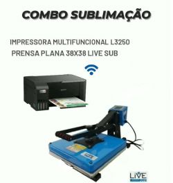 COMBO PRENSA PLANA 38X38 + IMPRESSORA L3150